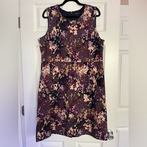 Lands End Floral Sleeveless A Line Dress